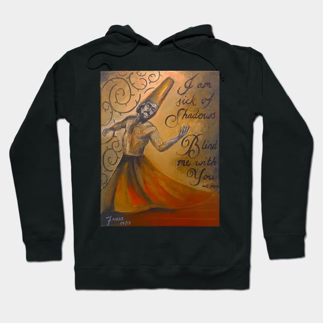 Whirling Submission - Rumi Hoodie by Fitra Design